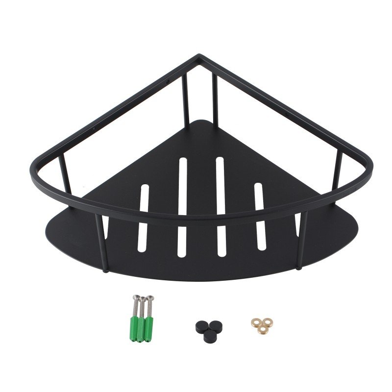 Matte Black Stainless Steel Shower Caddy Shelf