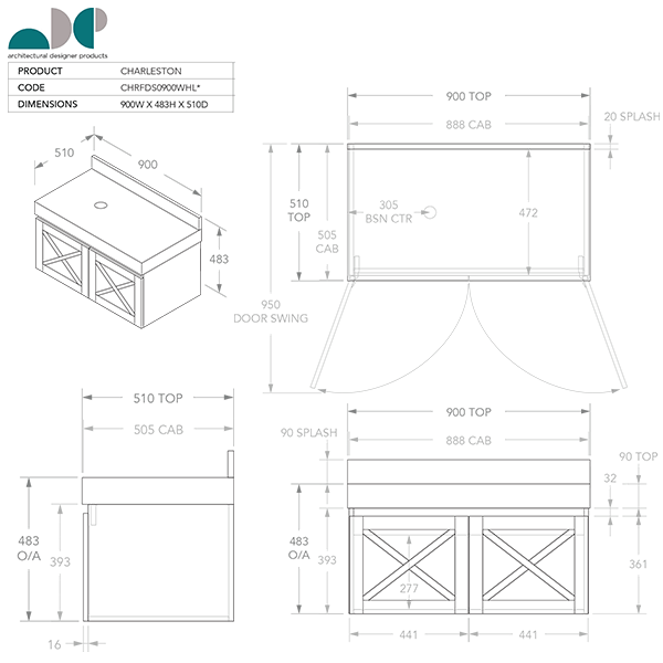 ADP Charleston Vanity