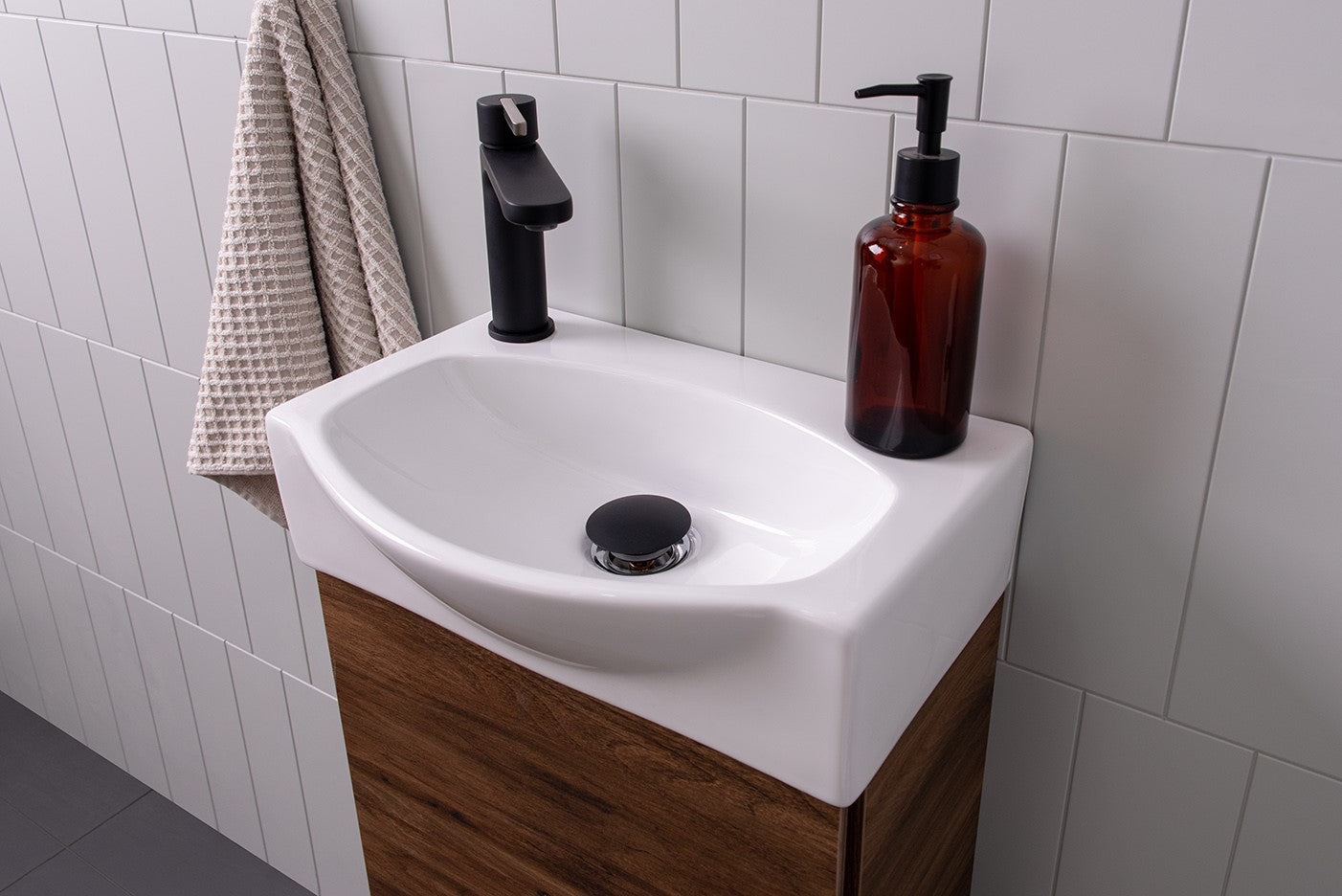 ADP Tiny Semi-Recessed Wall Hung Vanity 400mm