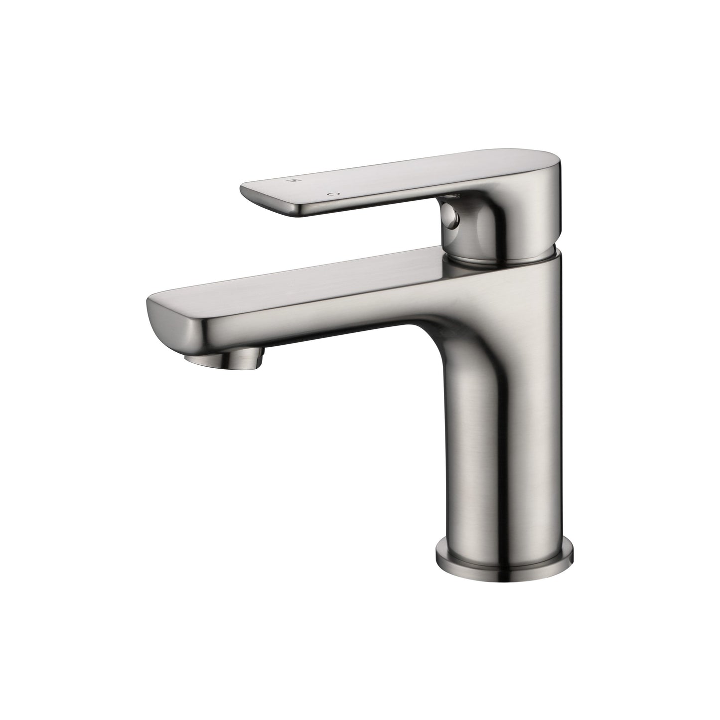 Modern National Bondi Round Basin Mixer Brushed Nickel