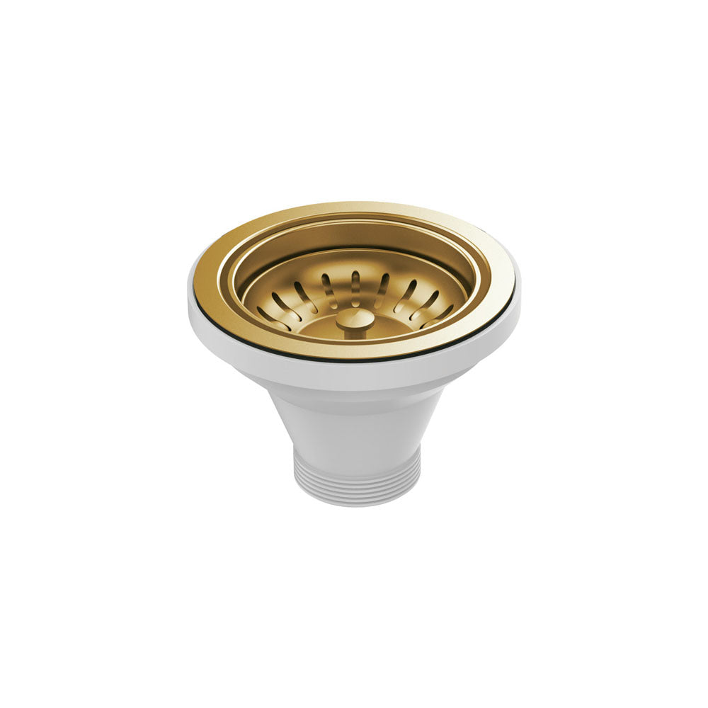 Fienza Hana Sink Basket Waste, PVD Rugged Brass