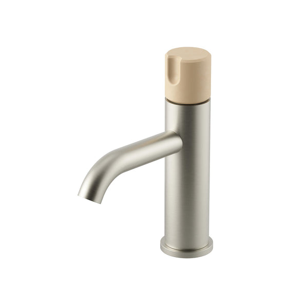 Meir X Nood Co. Alchemy Series Progressive Basin Mixer - Warm Brushed Nickel x Nood
