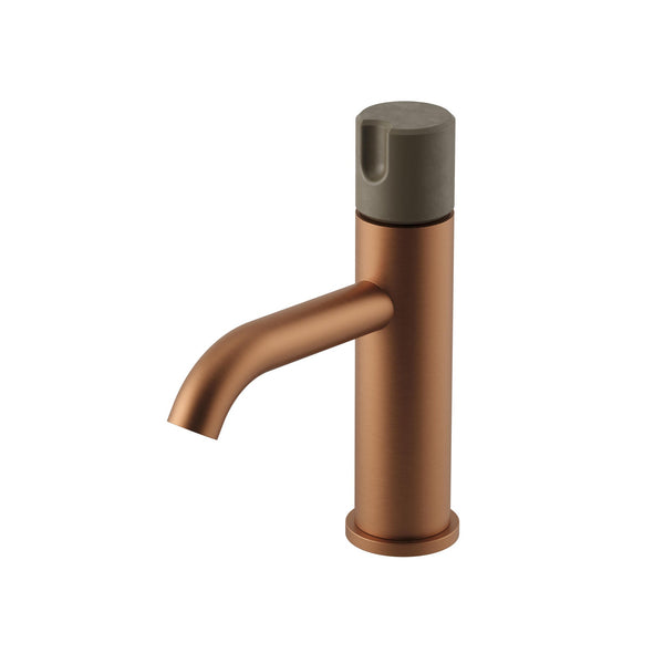 Meir X Nood Co. Alchemy Series Progressive Basin Mixer - X Olive - Brushed Bronze (Lustre Bronze)