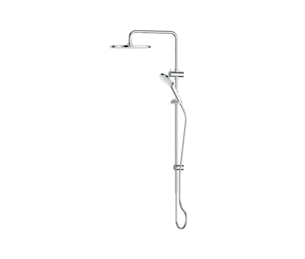 Greens Ashmore Twin Rail Shower Chrome