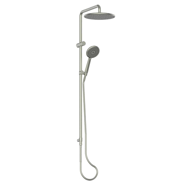 Greens Rocco Twin Rail Shower Brushed Nickel