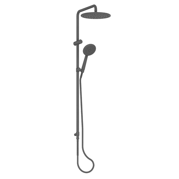 Greens Rocco Twin Rail Shower Gunmetal