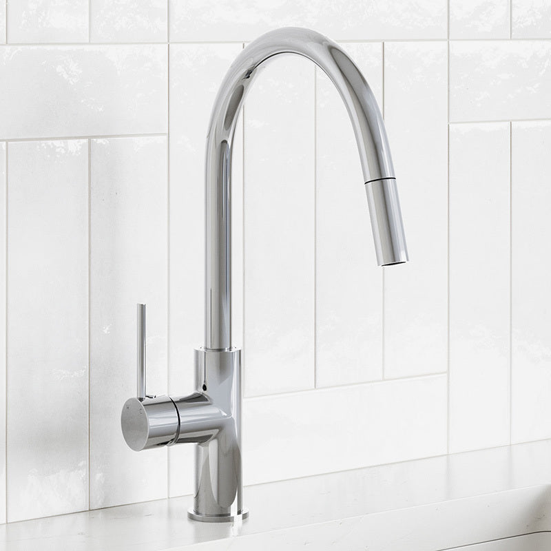 Modern National Star Mini Pull Out Kitchen Mixer Chrome