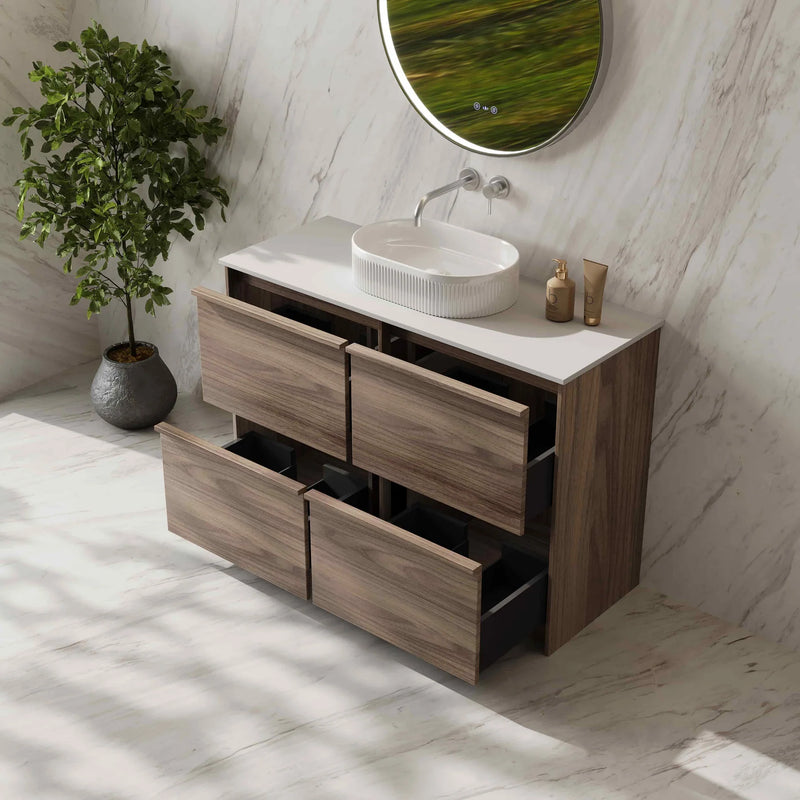 Bella 1200mm Freestanding Cabinet Notaio Walnut