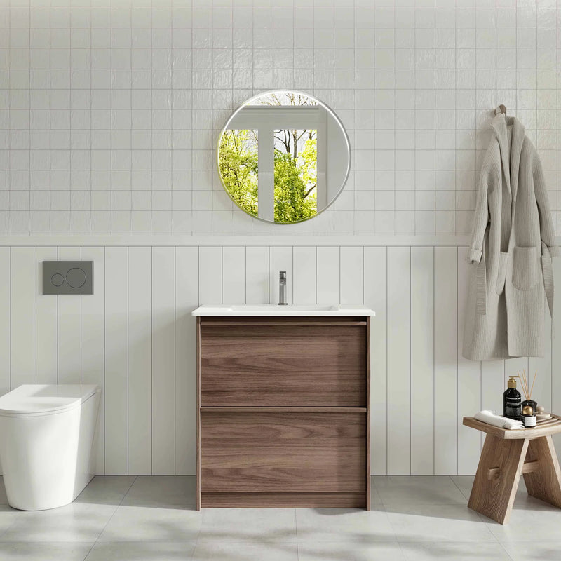 Bella 750mm Freestanding Cabinet Notaio Walnut