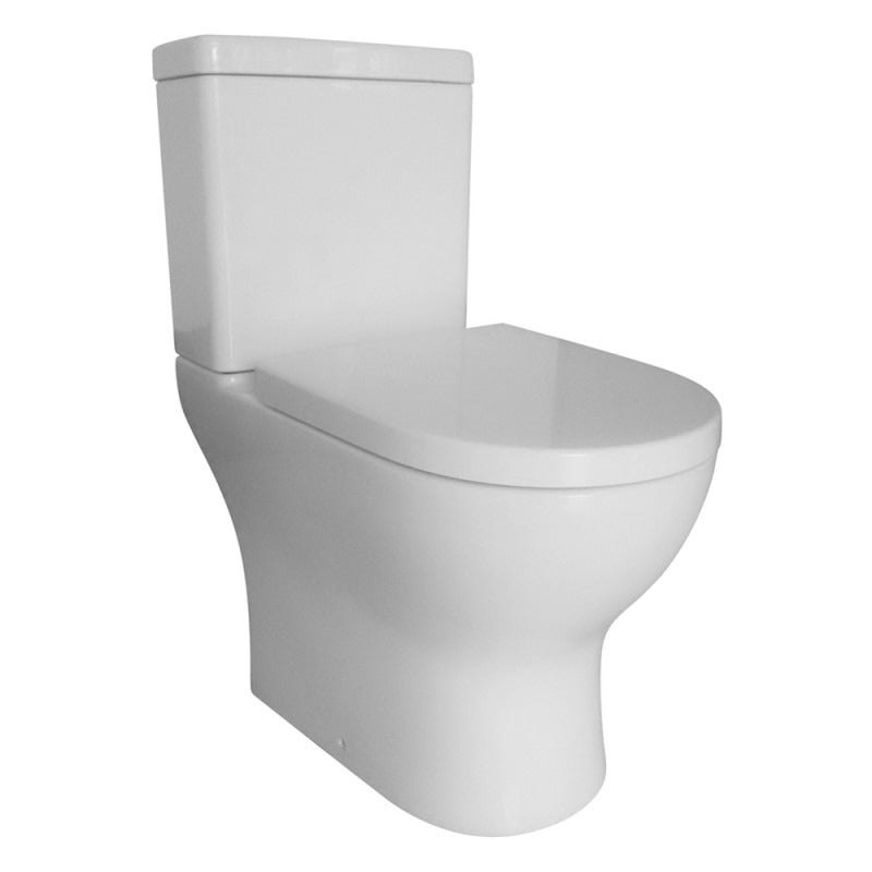 Skew Trap Special Care Toilet Suite Tornado Flushing Ceramic Back Left and Right Bottom Inlet
