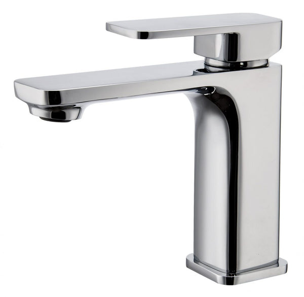 Aquato Basin Mixer Chrome Soft Square