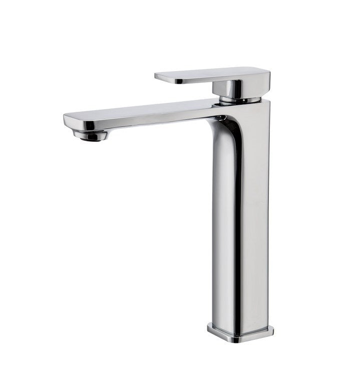 Aquato Tower Basin Mixer Chrome Soft Square