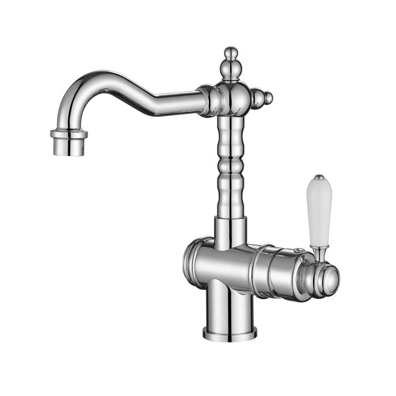 Modern National Bordeaux High Rise Basin Mixer Chrome