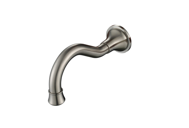 Modern National Bordeaux Bath Spout Brushed Nickel