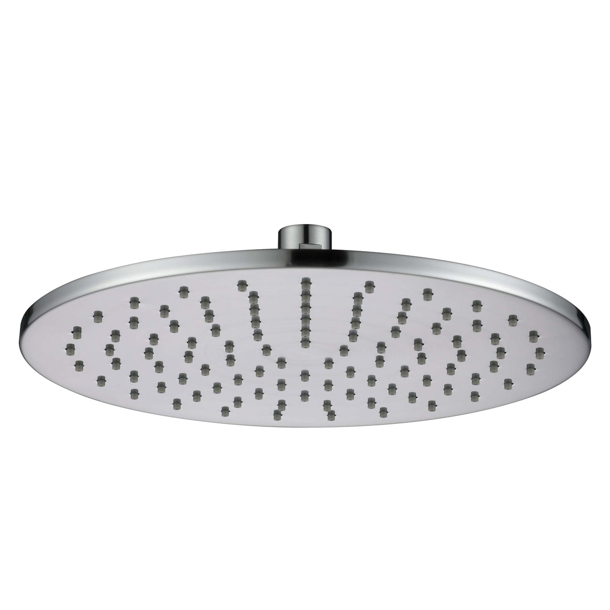 Modern National 250mm Brass Round Shower Head - Brushed Chrome — BAR250BC