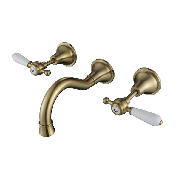 Modern National Bordeaux Wall Bath Set - Brushed Gold (Brushed Bronze)