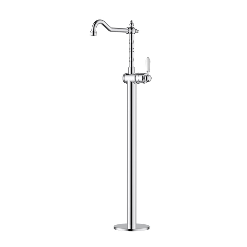 Modern National Bordeaux Freestanding Bath Mixer - Chrome — BOR012-1