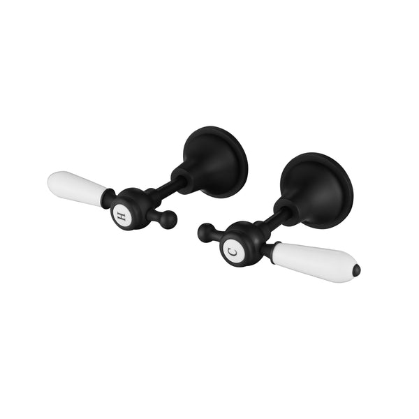 Modern National Bordeaux Wall Top Assemblies - Matte Black
