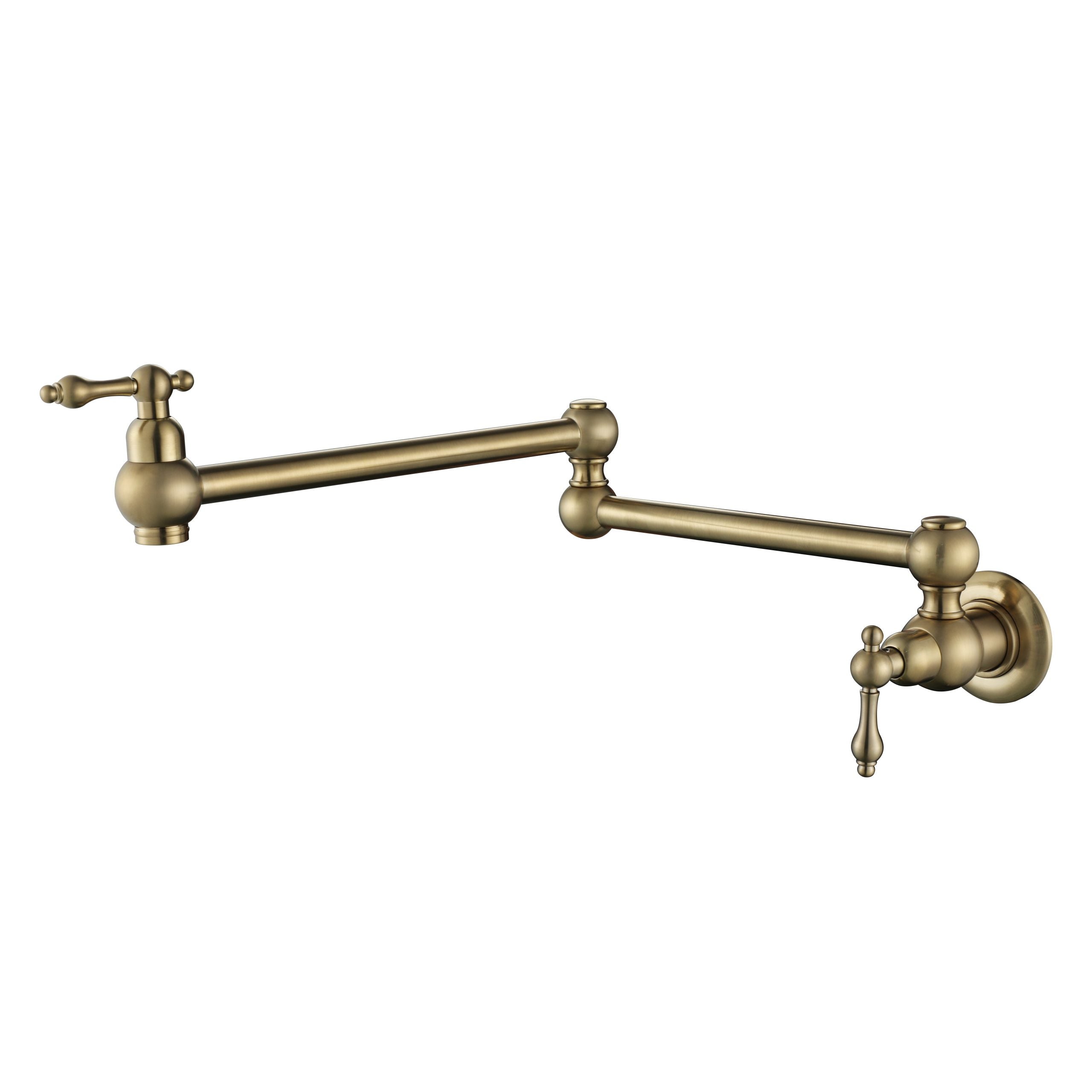 Modern National Bordeaux Cold Water Kitchen Pot Filler - Brushed Gold (Brushed Bronze) — BOR020BM