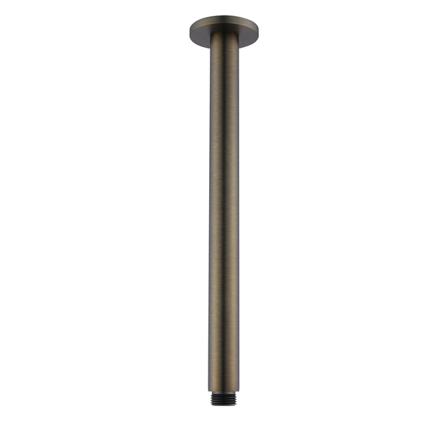 Modern National Star Mini Ceiling Arm Dropper 300mm - Antique Brass
