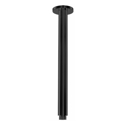 Modern National Round Ceiling Shower Arm - Matte Black