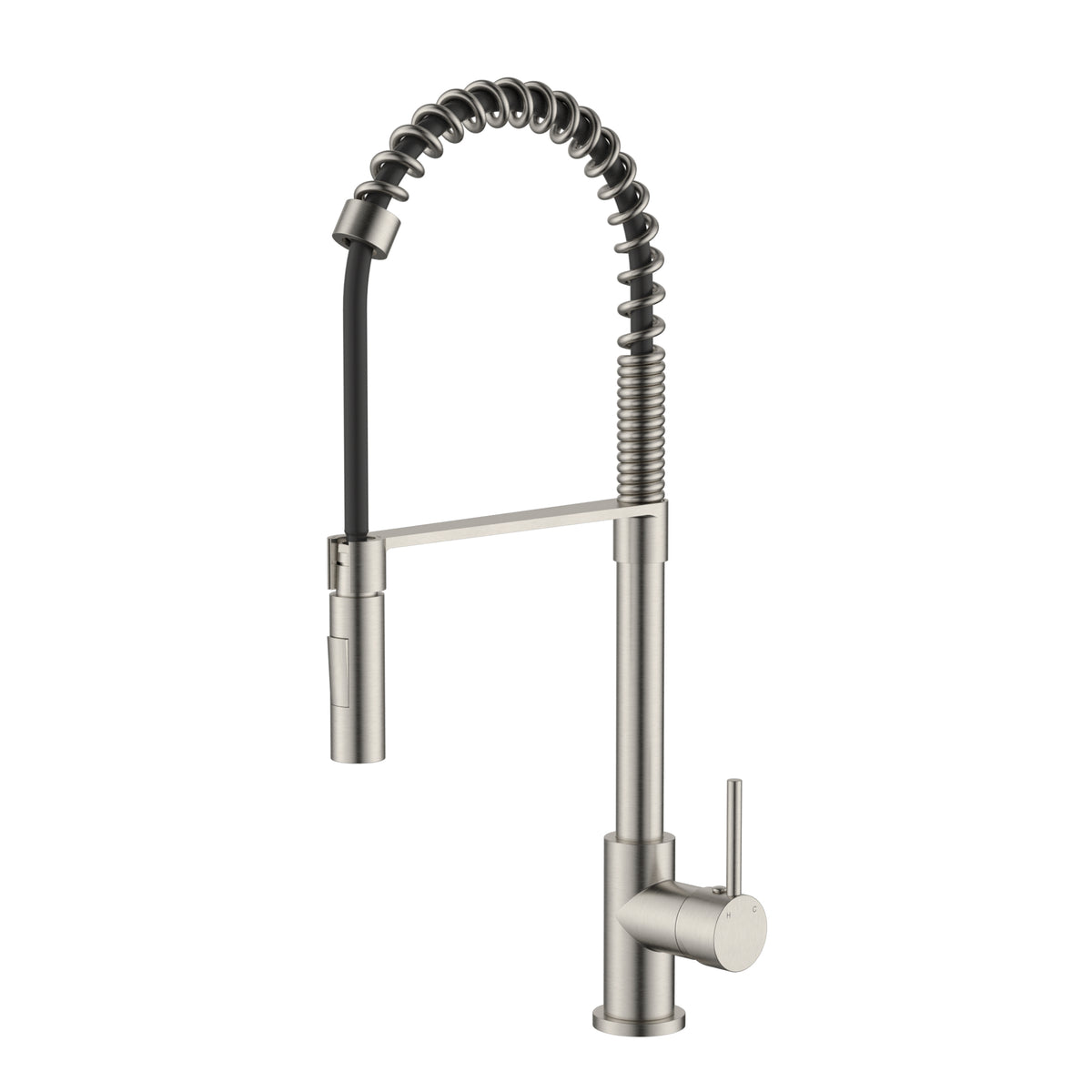Modern National Kasper Spring Multi-Function Kitchen Mixer - Warm Brushed Nickel — KSP0058BN