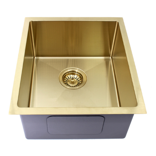 Modern National 440 x 380 x 200 Single Bowl PVD Gold Sink