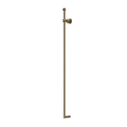 Modern National Medoc Federation Classic Vertical Heated Towel Rail - Brushed Gold