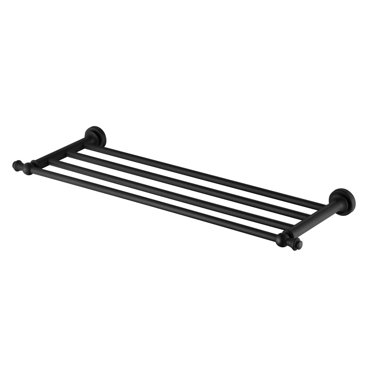 Modern National Medoc Bathroom Shelf - Matte Black — MED21BK