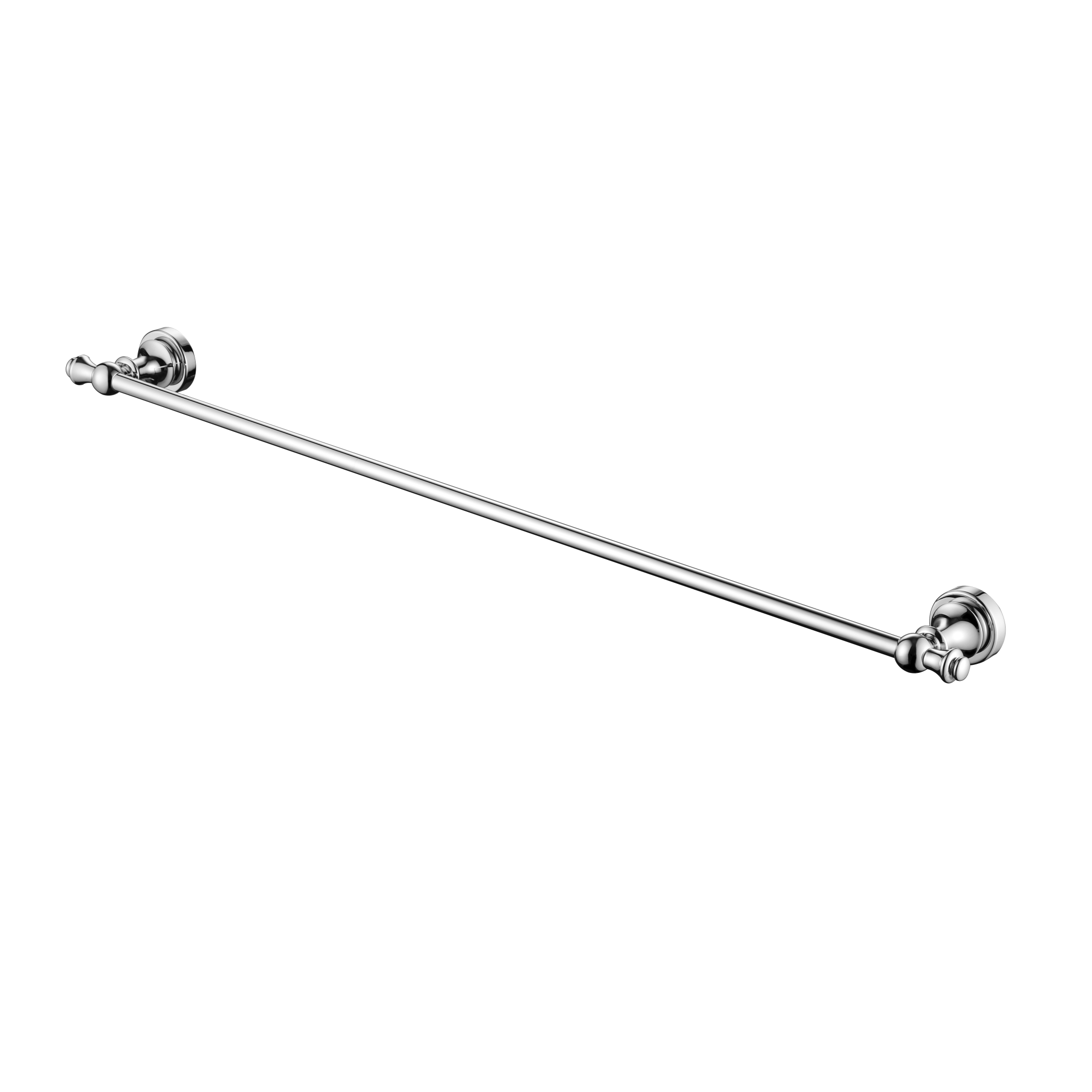 Modern National Medoc 750mm Single Towel Rail - Chrome — MED36