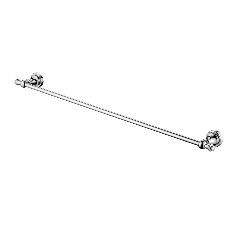 Modern National Medoc 750mm Single Towel Rail - Chrome — MED36
