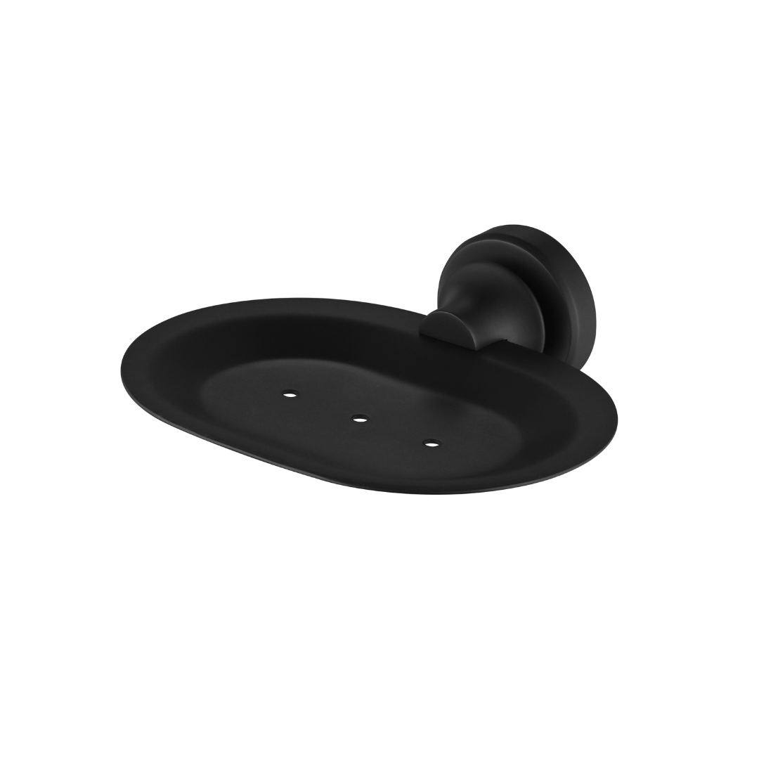 Modern National Medoc Soap Dish - Matte Black — MED59-1BK