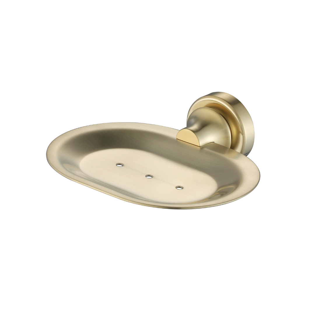 Modern National Medoc Soap Dish - Brushed Gold (Brushed Bronze) — MED59-1BM