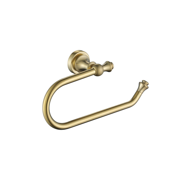 Modern National Medoc Towel Holder - PVD Brushed Gold (Brushed Bronze)