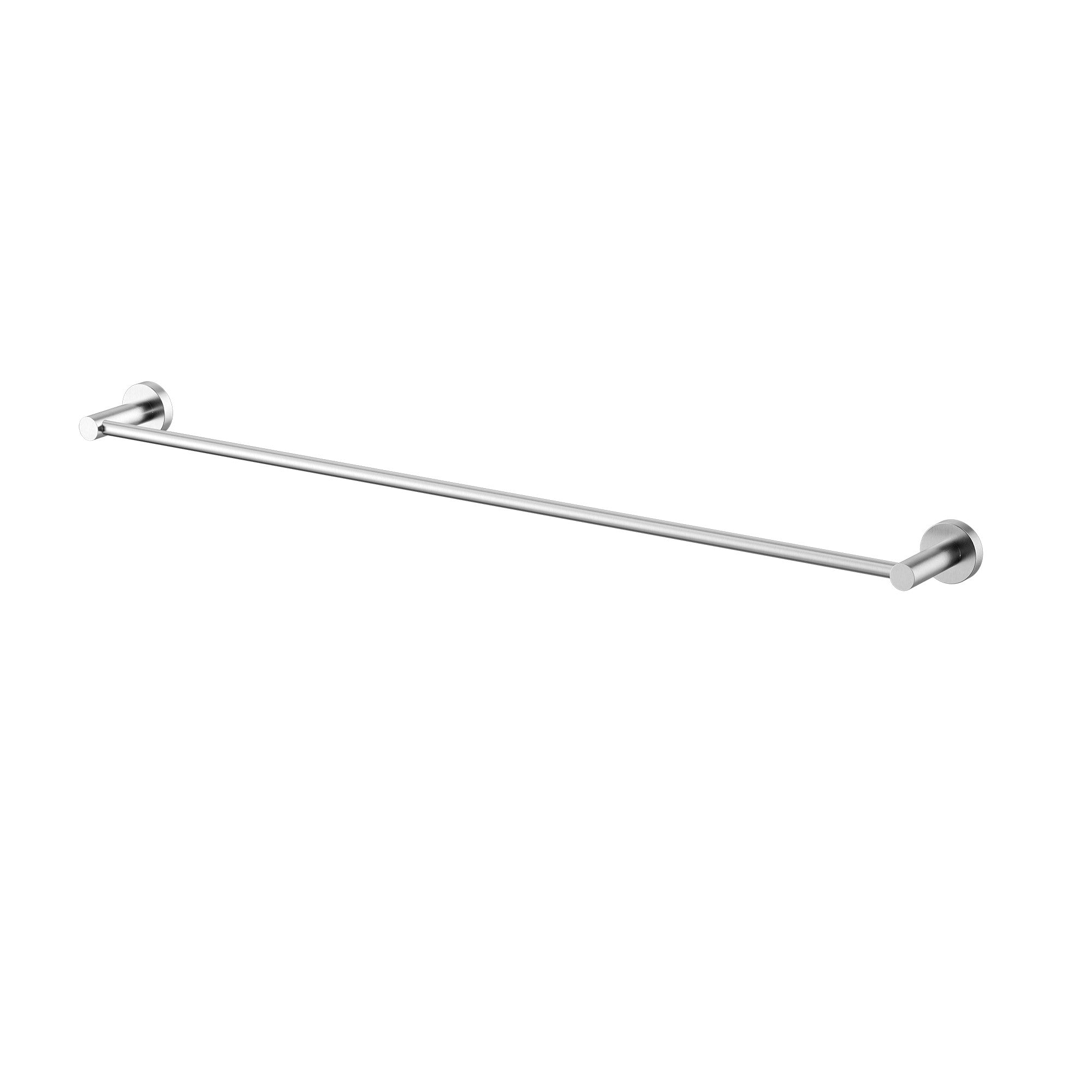 Modern National Mirage 750mm Single Towel Rail - Brushed Chrome — MIR36BC