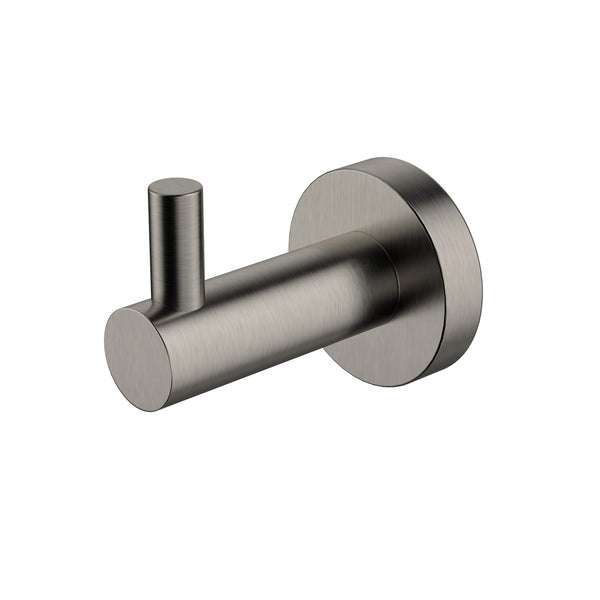 Modern National Mirage Single Robe Hook - Warm Brushed Nickel