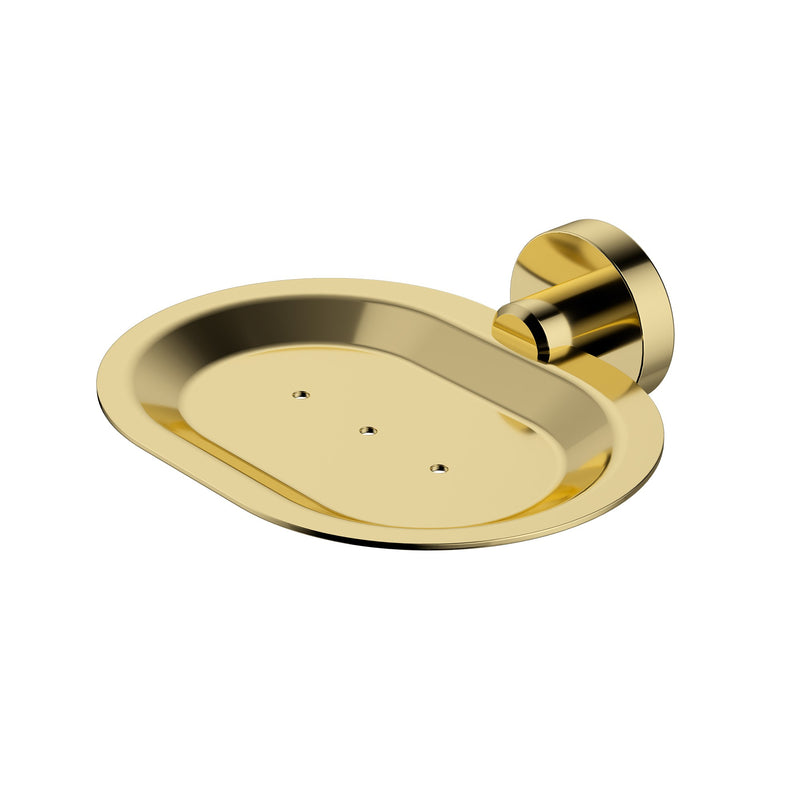 Modern National Mirage Soap Dish - Polished Gold (Polished Brass) — MIR59-1PB