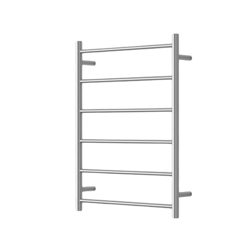 Modern National Mirage 6 Bar Heated Towel Rail - Brushed Chrome — MIR6080-6BC