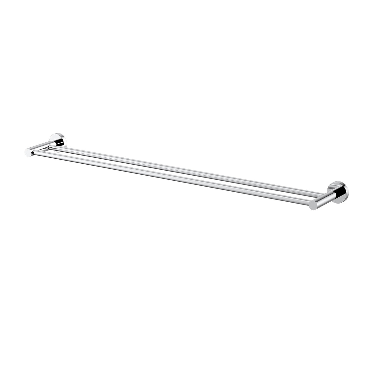 Modern National Mirage 750mm Double Towel Rail - Chrome — MIR72