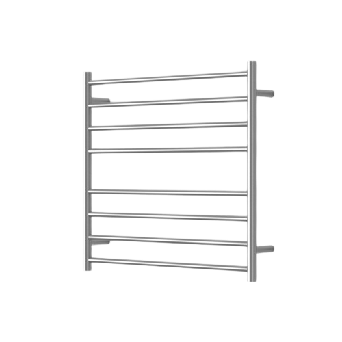 Modern National Mirage 8 Bar Wide Heated Towel Rail - Brushed Chrome — MIR7570-8BC