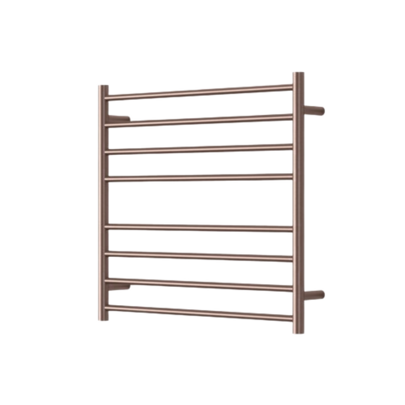 Modern National Mirage 8 Bar Wide Heated Towel Rail - Dusk — MIR7570-8DS