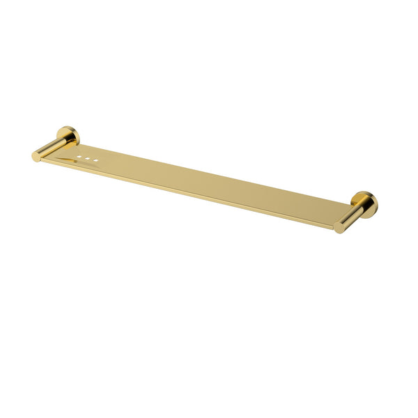 Modern National Mirage Metal Shelf - Polished Gold (Polished Brass)