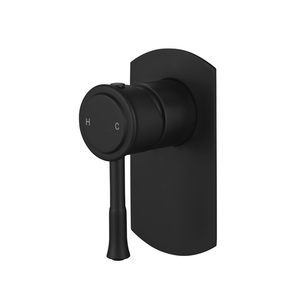 Modern National Montpellier Shower Mixer - Black
