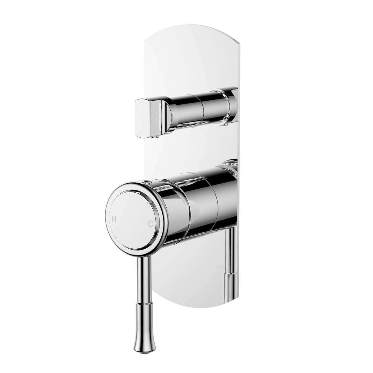Modern National Montpellier Shower Diverter Mixer - Chrome — MON009