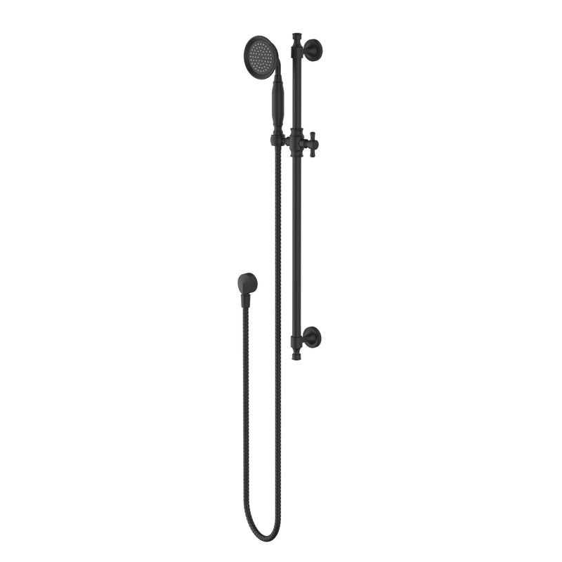 Modern National Montpellier Rail Shower - Matte Black — MON014BK