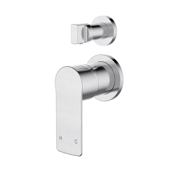 Modern National Nova Shower Diverter - Brushed Chrome