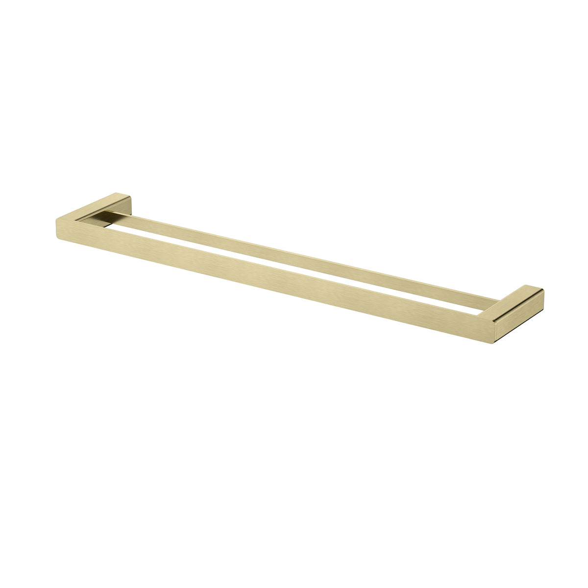 Modern National Nova 600mm Double Towel Rail - Brushed Gold (Brushed Bronze) — NVA48BM