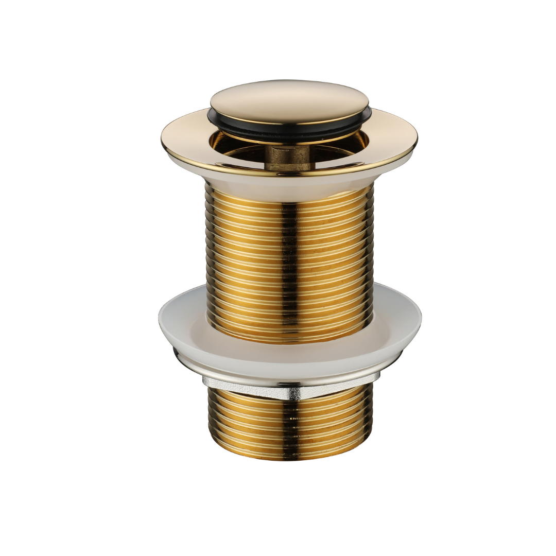 Modern National Pop-Up Waste 32mm Non-Overflow - Polished Gold (Polished Brass) — P32PB