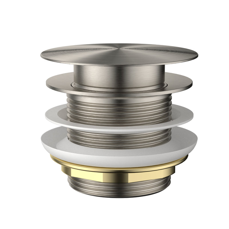 Modern National Pop-Up Waste 40mm For Bath - Warm Brushed Nickel — P40BATHBN