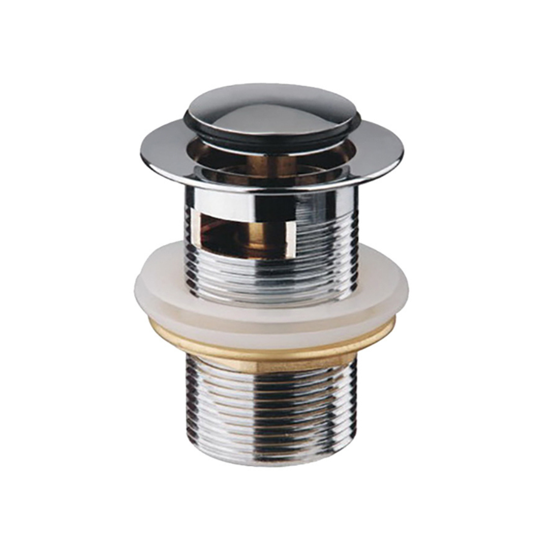 Modern National Pop-Up Waste 32mm with Overflow - Chrome — PW32